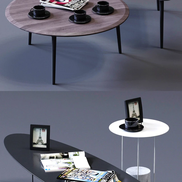 Molteni&C Coffee Tables Set 02 — Скачать