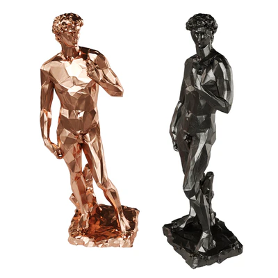 David Michelangelo Tall edges Copper Black — Ver 3