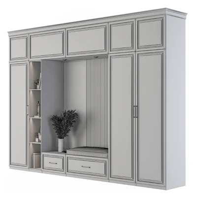 Hallway 06 - Gray and Black Set — Вид 4