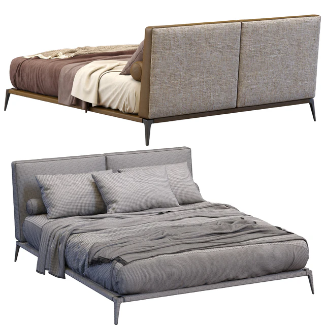 Leather Bed Park By Poliform — Descargar