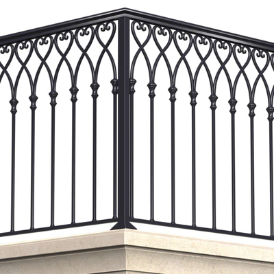 Balcony in oriental style. Arabian Fence balcony Forged — View 2