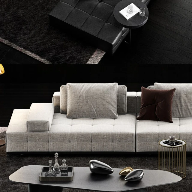 Minotti Lawrence Clan Sofa — Скачать