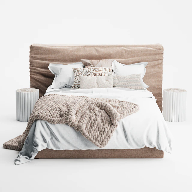Zulu Upholstered Bed — Descargar