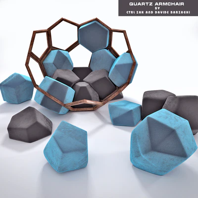 Кресло-кристалл Quartz — Вид 1