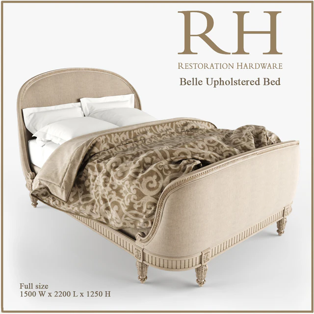 Кровать Belle RH — Скачать