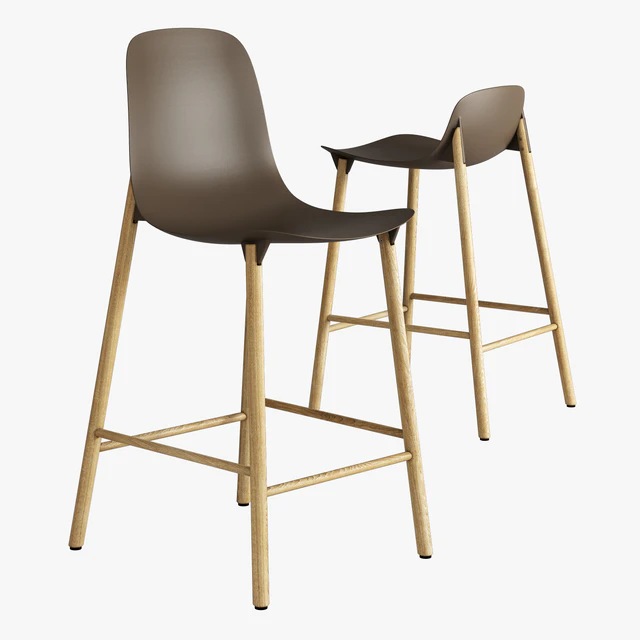 Kristalia sharky stool wood — Descargar