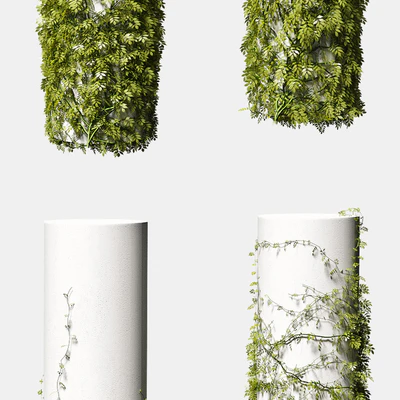 Leaves for round columns. 4 models — Ver 2