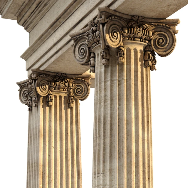 Ionic Order Scamozzi Column — Descargar