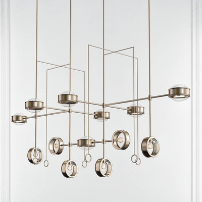 HOLLY HUNT LYRA CHANDELIER — Ver 2