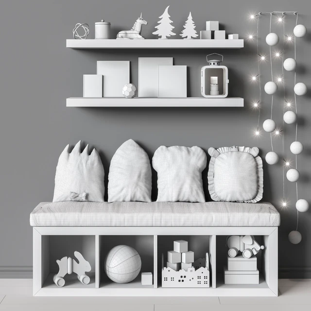 Toys and furniture set 39 — Descargar