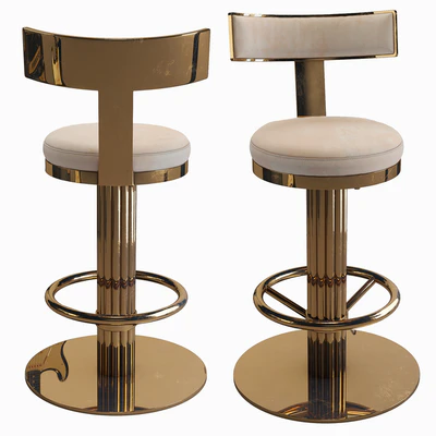 Oscar Swivel Gold Counter Chair — Ver 2
