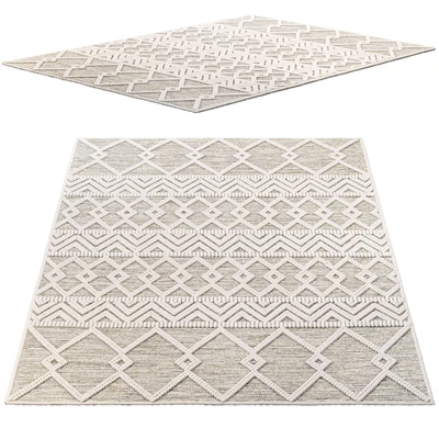 The Curated Nomad Bradrick Trellis Wool Area Rug — Ver 2