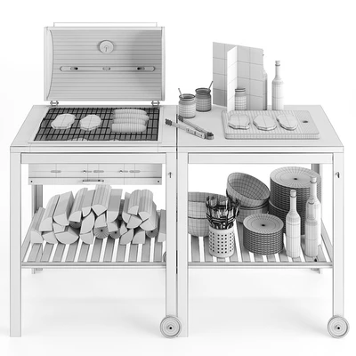 Charcoal grill IKEA EPLARO / KLASEN — Ver 2
