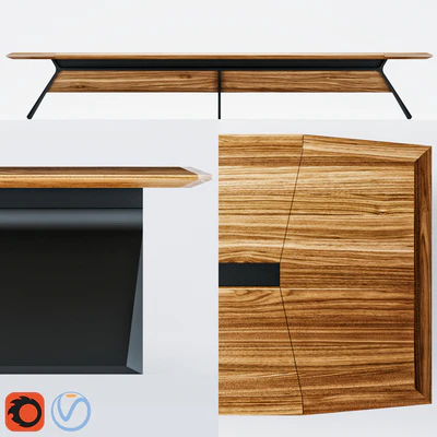 Boss's Cabin Aulenti Meeting Table — Ver 2