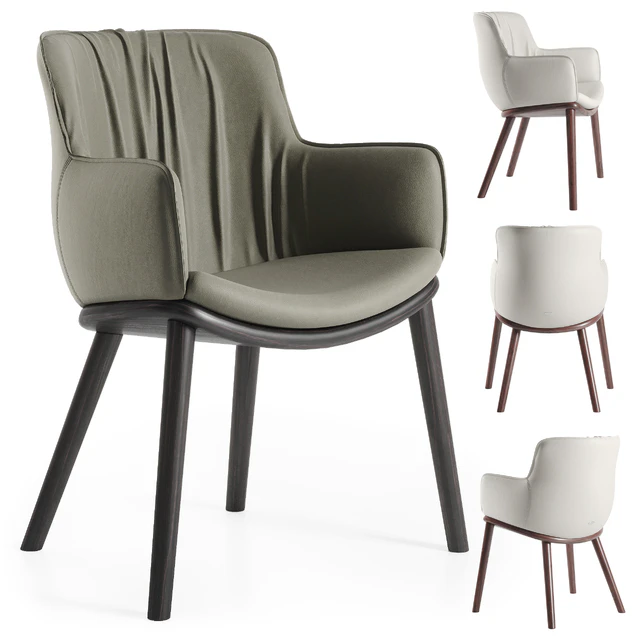 Cattelan Italia - Rhonda Wood Chair — Скачать