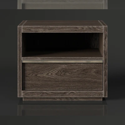 BEZIER 26in OPEN NIGHTSTAND — Ver 2