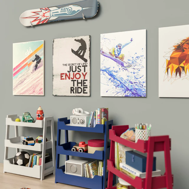 Toys and Small Bookcase (3 colors) set 18 — Download