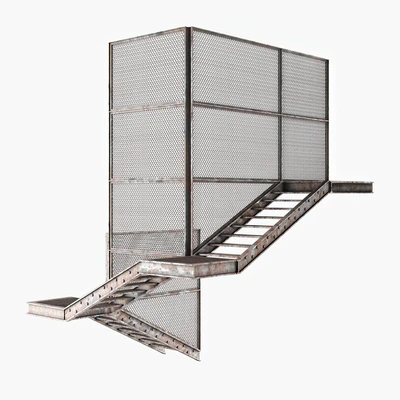 Old metal stair — Ver 3