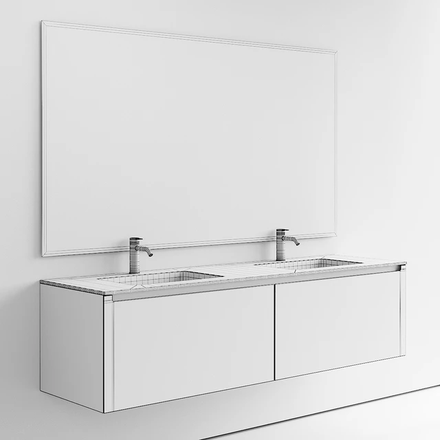 Inbani Strato H Vanity Unit Set 1 — Скачать