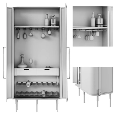 Wine cabinet/showcase. New Format, Plano — Ver 2