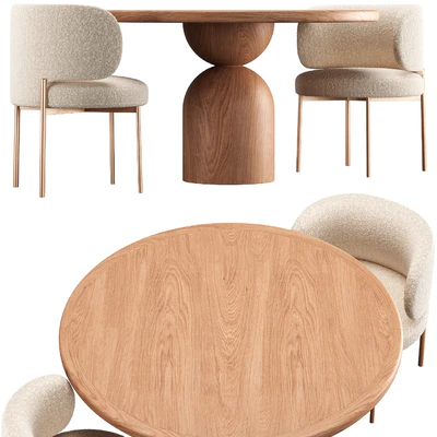 BELL TABLE and AKIKO CHAIR — Ver 2