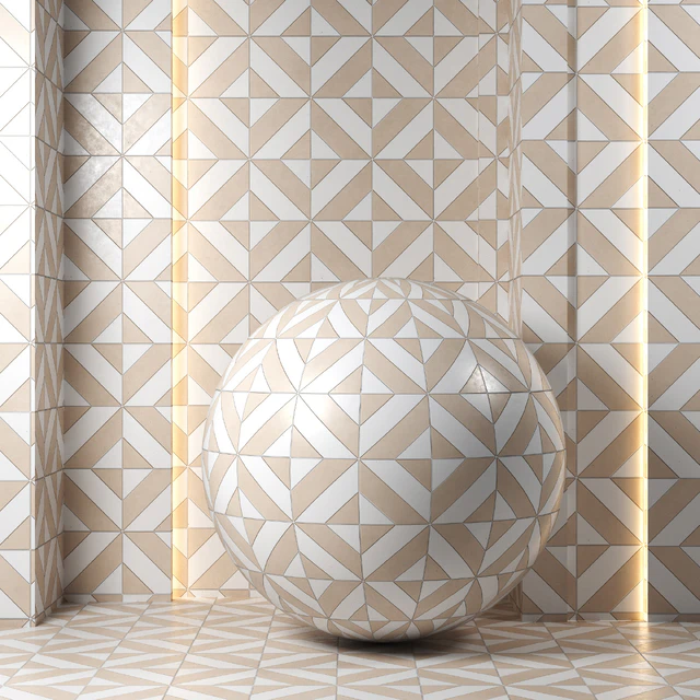 (4k)(6color)Ceramic tile set 04 — Скачать