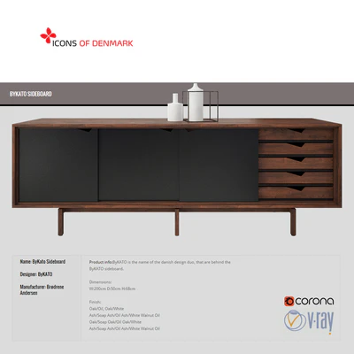 Комод BYKATO SIDEBOARD — Вид 2