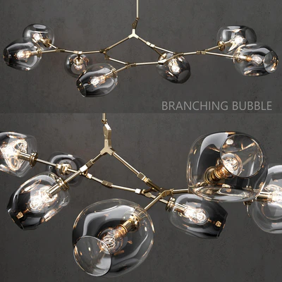 Branching bubble 7 lamps — Ver 1