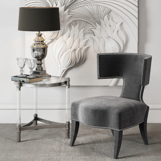 DONGHIA Klismos Upholstered Chair — Descargar