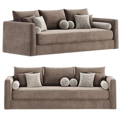 Aris Grande Deep Track Arm Sofa — View 3