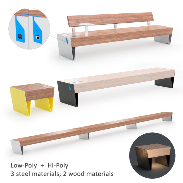 Mmcite Benches Blocq — Скачать