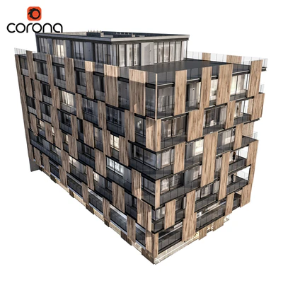 Modern residential building 04 — Ver 2