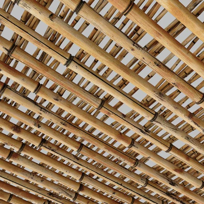 Ceiling bamboo crooked branch low n8 — Ver 2