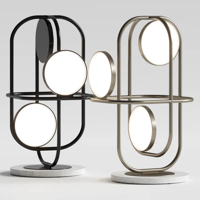 Natuzzi Circle Table Lamps — Ver 1