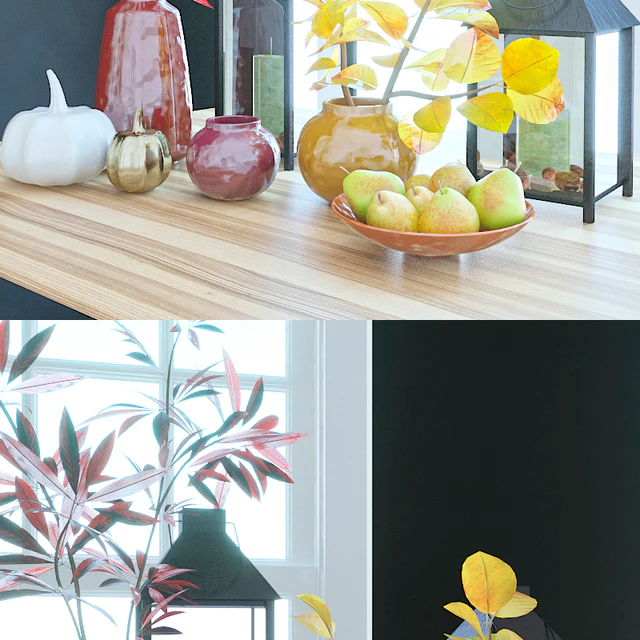 Autumn decorative set Crate &amp; Barrel — Descargar