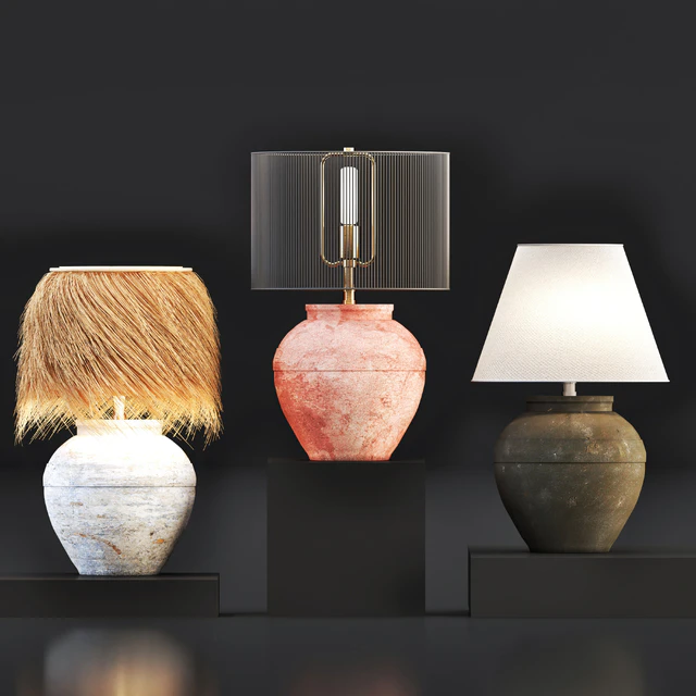 Table lamp-set 01 — Скачать