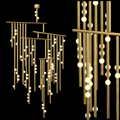 76-bulb Drop System Chandelier — Ver 1