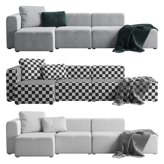 Modular sofa Hay Mags Sofa — Descargar