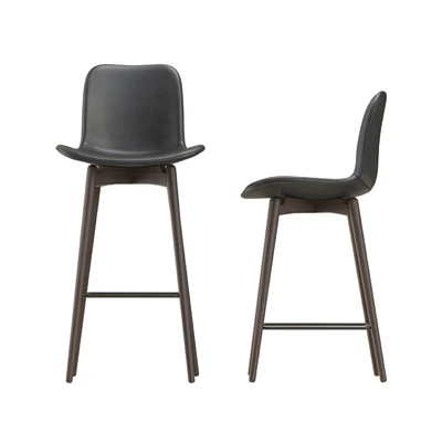 NORR11 Langue Bar Chair-leather — Ver 1