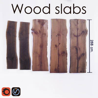 Wood slabs tables — Ver 1