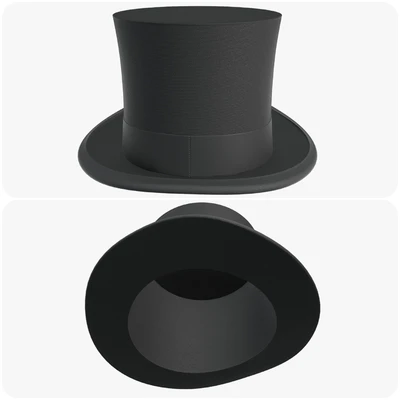 Black top hat — Вид 2