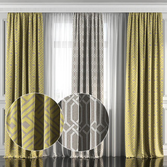 Curtains with window 155 — Descargar