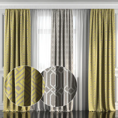 Curtains with window 155 — Ver 1