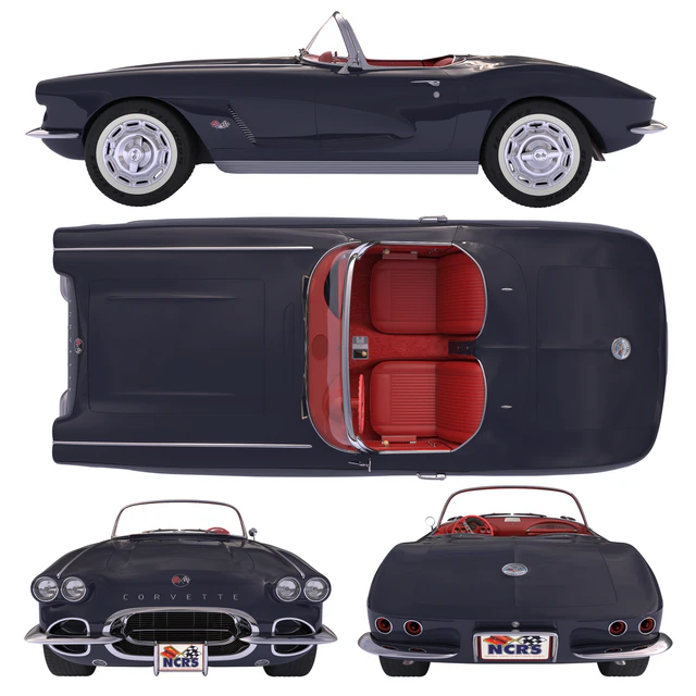 Chevrolet Corvette C1 1962 — Скачать