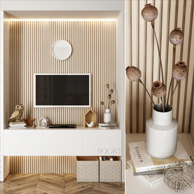 IKEA storage system with TV zone — Вид 2