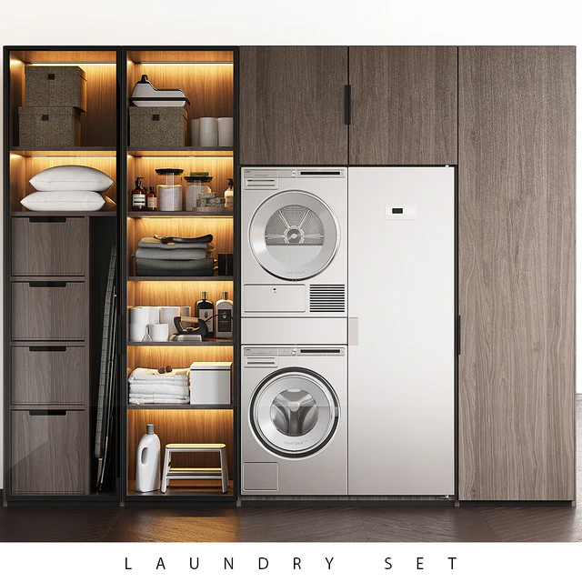 LAUNDRY SET (Poliform FITTED+ASKO) — Скачать