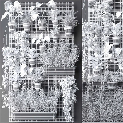 JC Wall Grid Plant Pot 4 — Вид 2