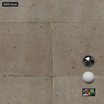 bubbled panel with tie holes concrete wall texture — Ver 2