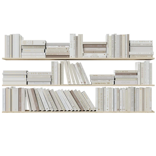 A set of books Books dark beige 1 — Descargar