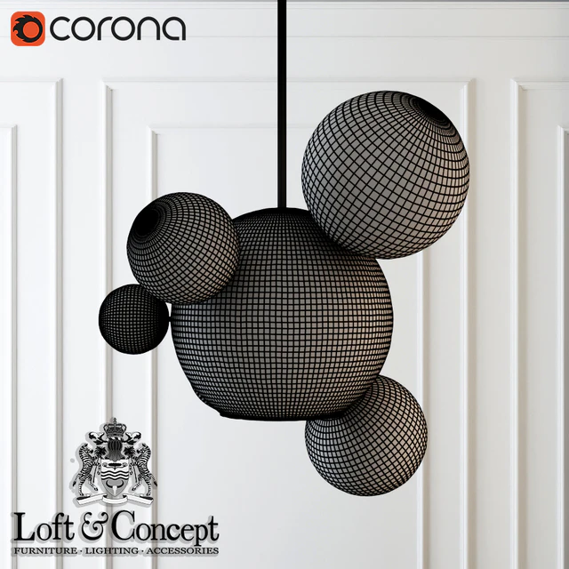 Pendant lamp giopato &amp; coombes bolle bls 6 lamp — Скачать